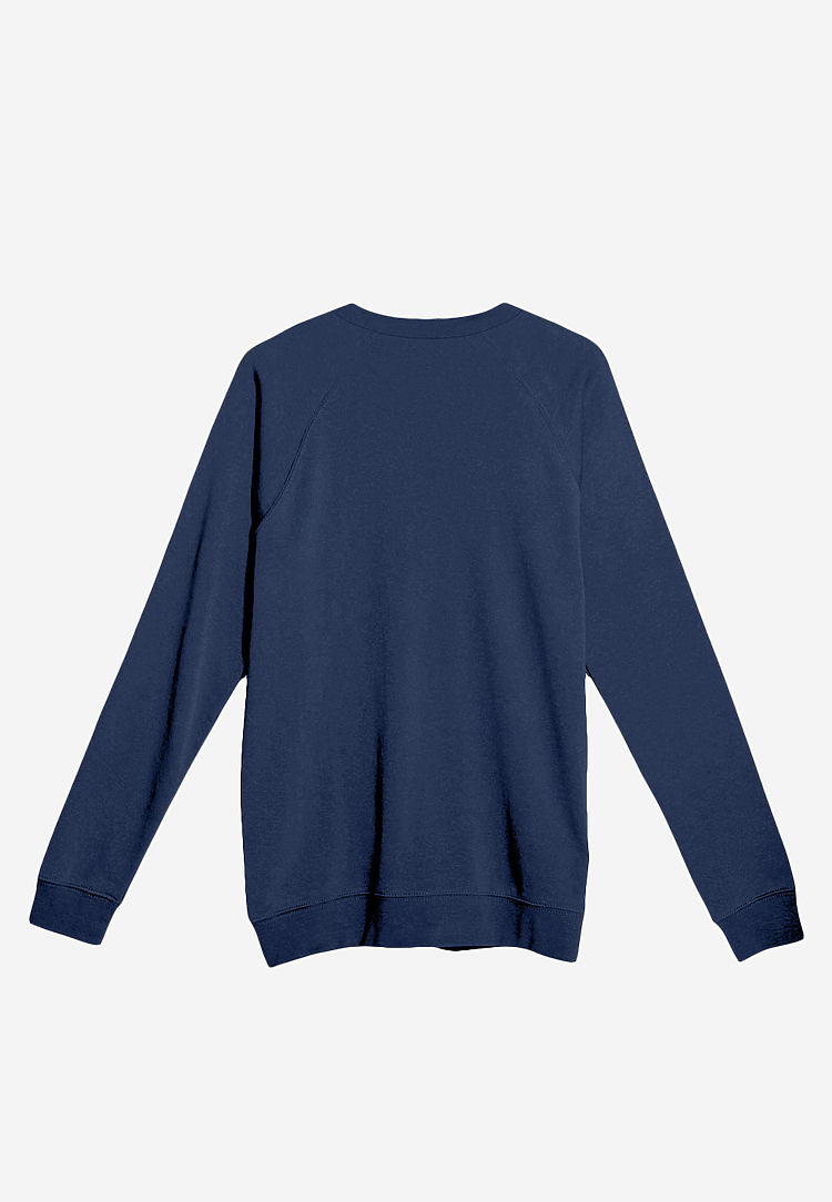 French Terry Graphic Crew Neck Sweatshirt - BLEHA0421M