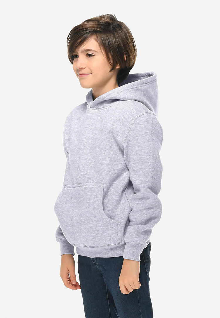 Lvls Premium Youth Hoodie (Bear Logo/ Blue w/ Orange) 2T