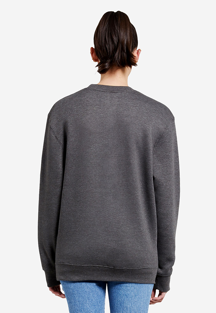 柄デザインプリントSetinn “SURESHOT CREW SWEATSHIRT” GRAY - スウェット